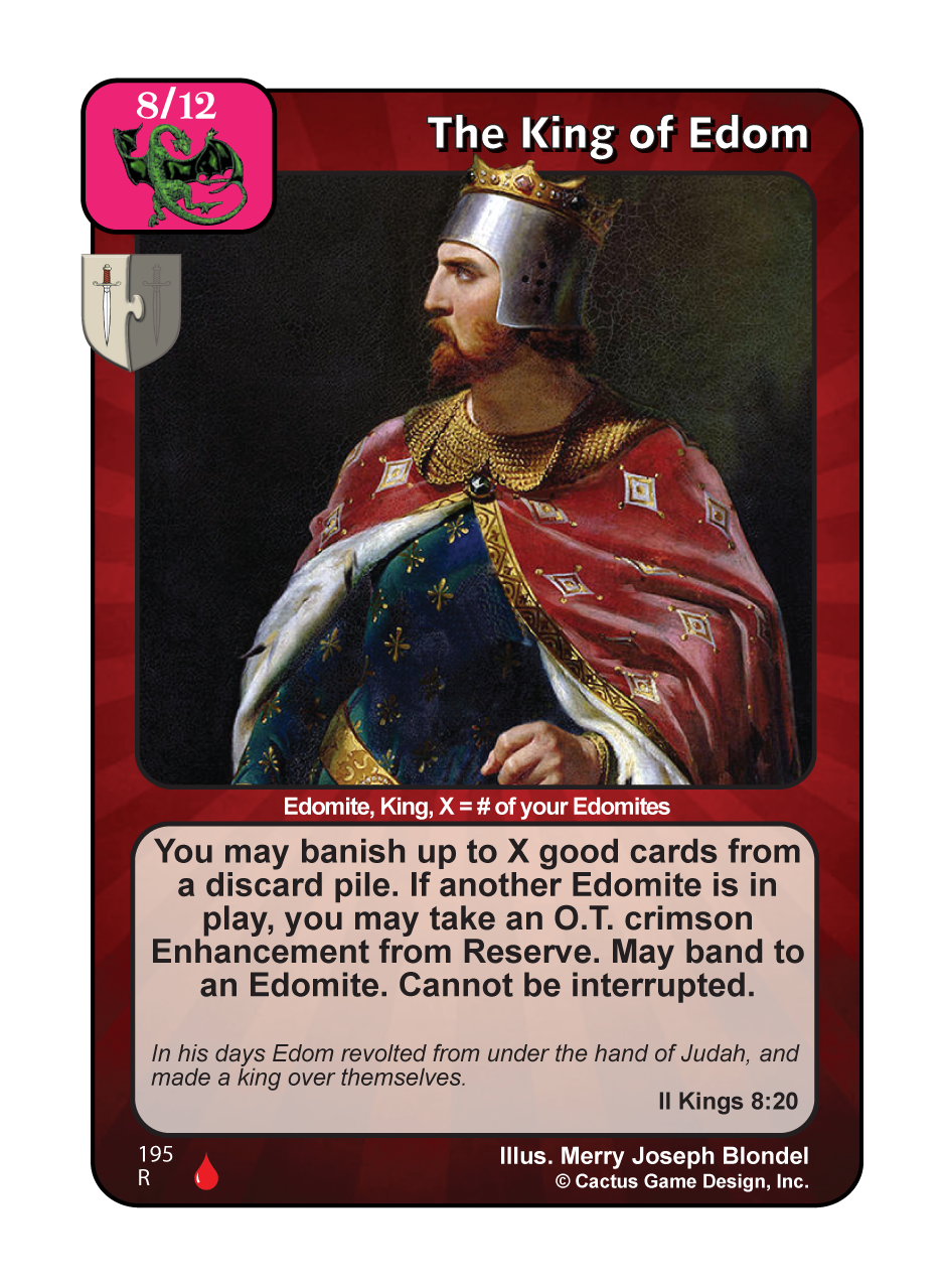 The King of Edom (LoC) - Your Turn Games