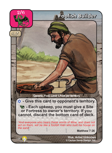 Foolish Builder (GoC) - Your Turn Games