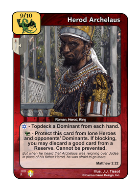 Herod Archelaus (GoC) - Your Turn Games