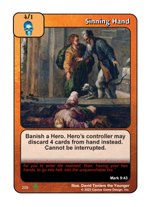 Sinning Hand (Roots) - Your Turn Games