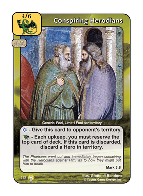 Conspiring Herodians (GoC) - Your Turn Games