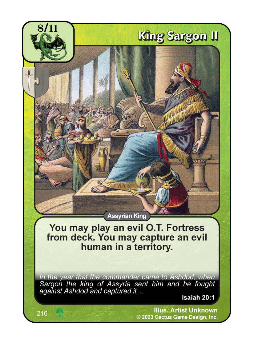 King Sargon II (Roots) - Your Turn Games