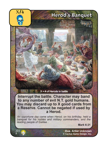 Herod’s Banquet (GoC) - Your Turn Games