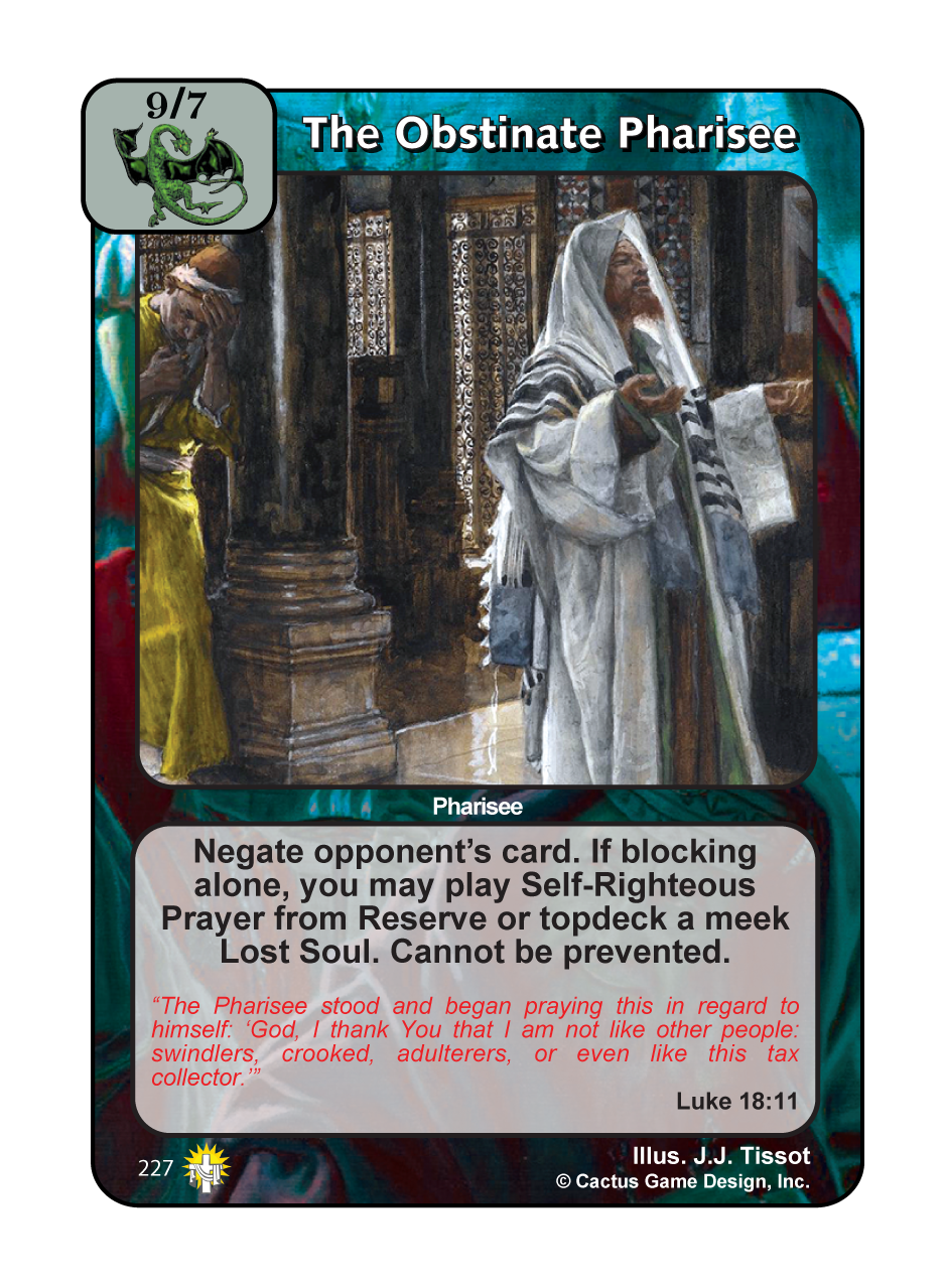 The Obstinate Pharisee (GoC) - Your Turn Games