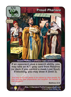 Proud Pharisee (GoC) - Your Turn Games