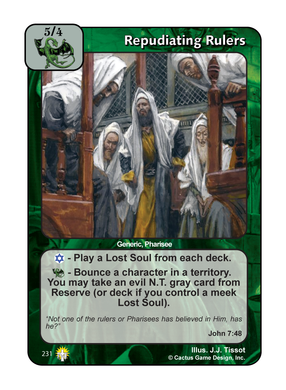 Repudiating Rulers (GoC) - Your Turn Games