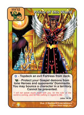 Prince of this World (GoC) - Your Turn Games