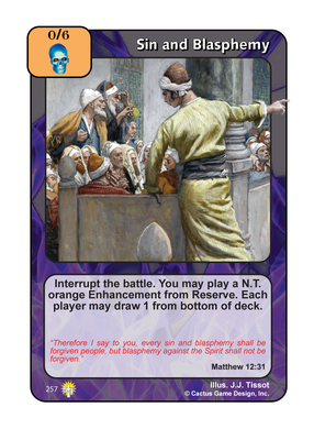Sin and Blasphemy (GoC) - Your Turn Games