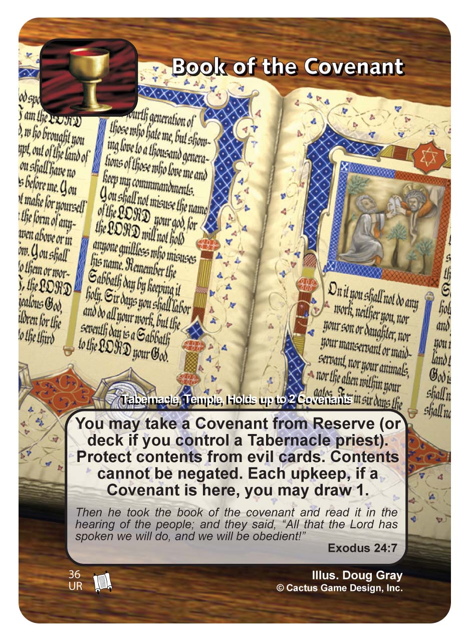 Book of the Covenant (PoC) - Your Turn Games