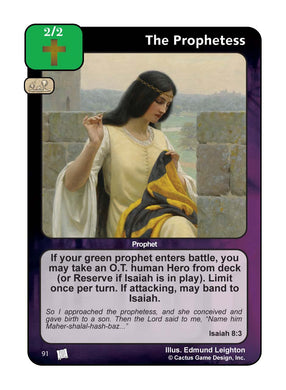 The Prophetess (PoC) - Your Turn Games