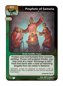 Prophets of Samaria (PoC) - Your Turn Games