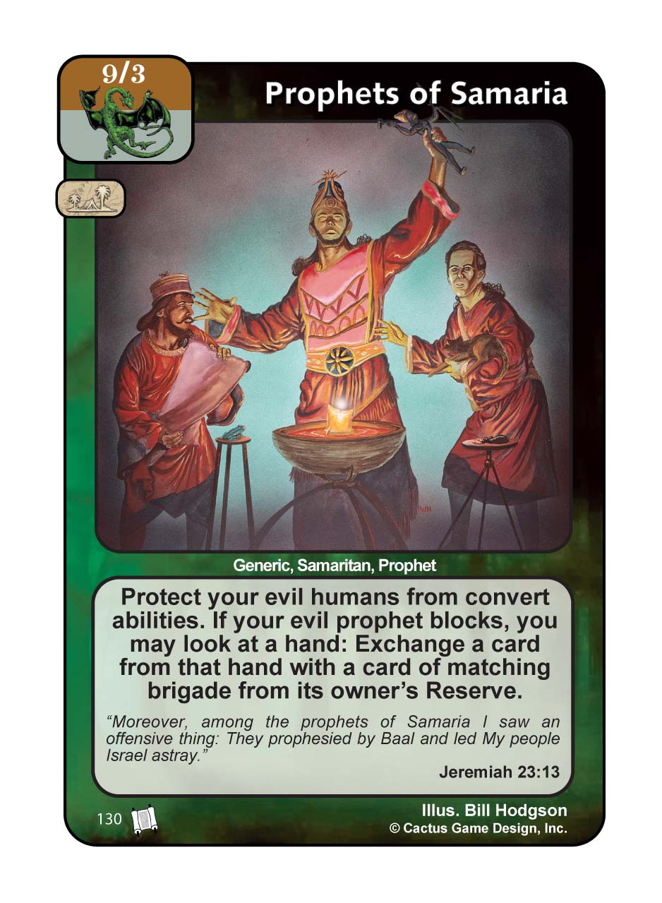 Prophets of Samaria (PoC) - Your Turn Games