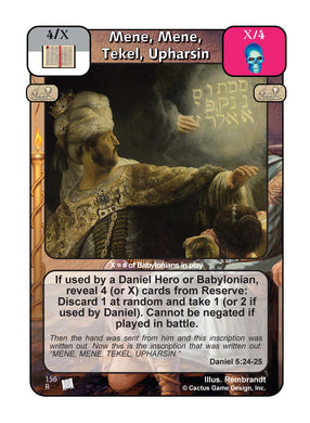Mene, Mene, Tekel, Upharsin (PoC) - Your Turn Games