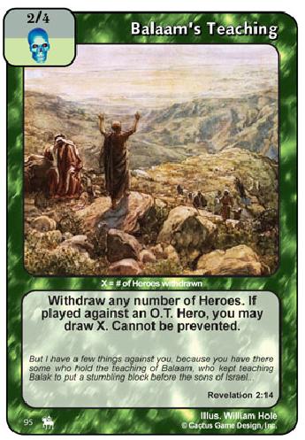 Balaam's Teaching (RoJ) - Your Turn Games