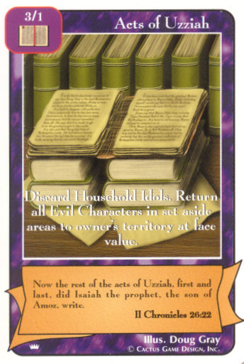 Acts of Uzziah (Ki) - Your Turn Games
