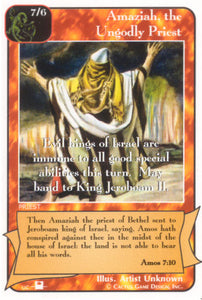 Amaziah, the Ungodly Priest (Pi) - Your Turn Games