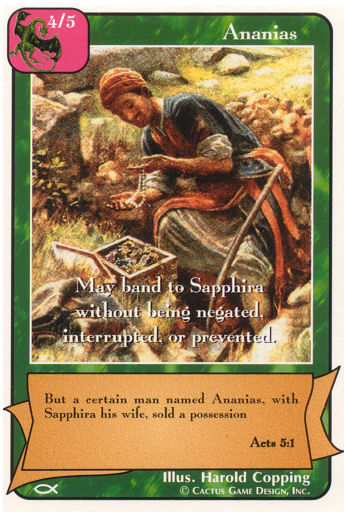 Ananias (Ap) - Your Turn Games
