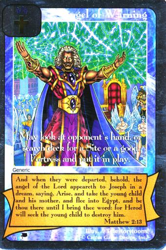 Angel of Warning (TxP) - Your Turn Games