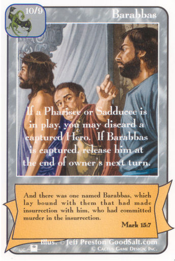 Barabbas (Pi) - Your Turn Games