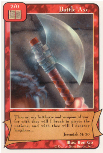 Battle Axe (Or) - Your Turn Games
