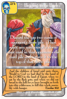 Begging to Go Back (H Deck) - Your Turn Games