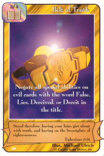 Belt of Truth (Ki) - Your Turn Games