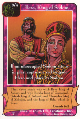 Bera, King of Sodom (Pa) - Your Turn Games