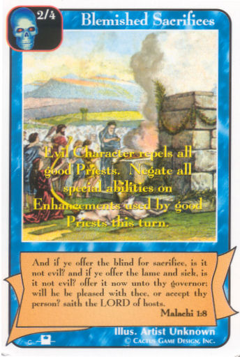 Blemished Sacrifices (Pi) - Your Turn Games