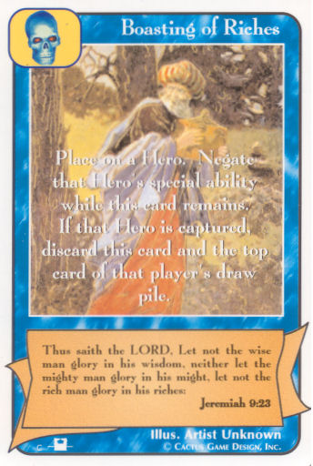 Boasting of Riches (Pi) - Your Turn Games