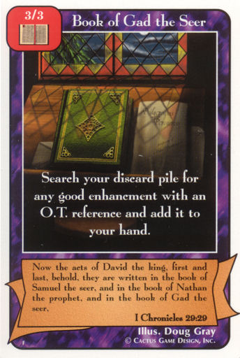 Book of Gad the Seer (F Deck) - Your Turn Games