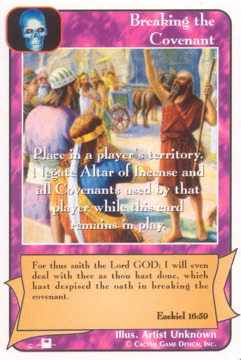 Breaking the Covenant (Pi) - Your Turn Games