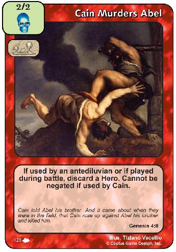 Cain Murders Abel (CoW) - Your Turn Games