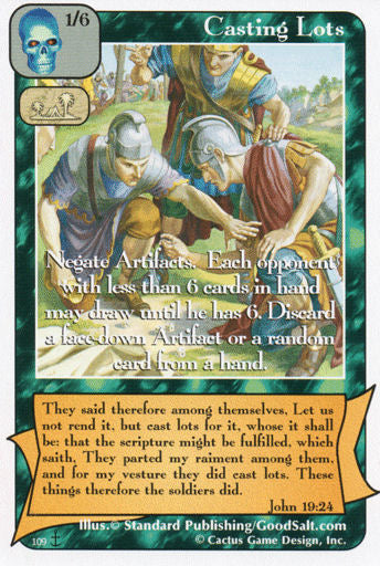 Casting Lots (Di) - Your Turn Games
