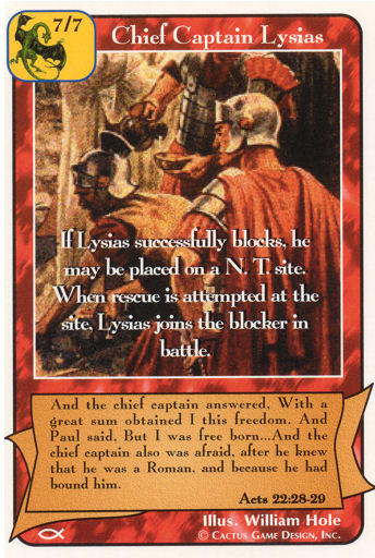 Chief Captain Lysias (Ap) - Your Turn Games