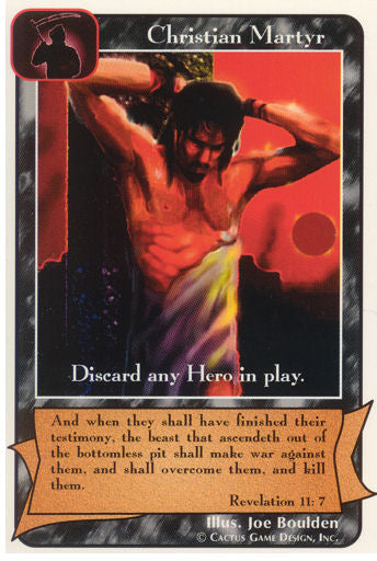 Christian Martyr (A Deck) - Your Turn Games