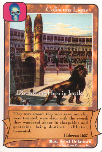 Coliseum Lions (E Deck) - Your Turn Games