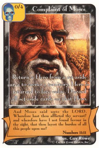 Complaint of Moses (Pa) - Your Turn Games