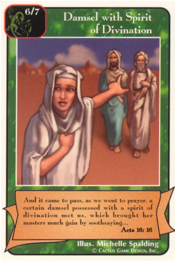 Damsel with Spirit of Divination (Pr) - Your Turn Games
