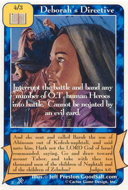 Deborah's Directive (FooF) - Your Turn Games