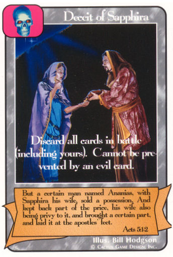 Deceit of Sapphira (G Deck) - Your Turn Games