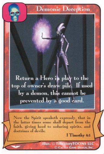 Demonic Deception (AW) - Your Turn Games