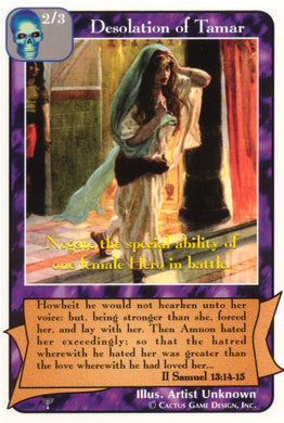 Desolation of Tamar (Pa) - Your Turn Games