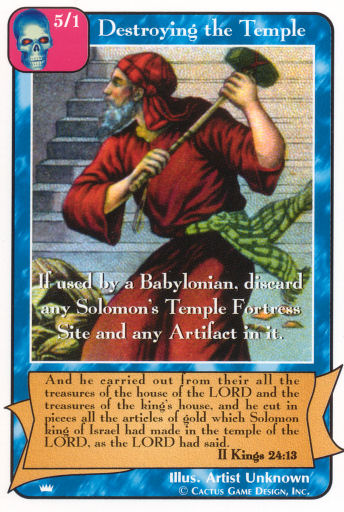 Destroying the Temple (Ki) - Your Turn Games