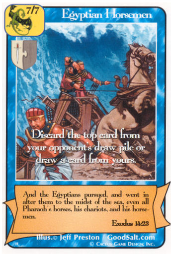 Egyptian Horsemen (H Deck) - Your Turn Games