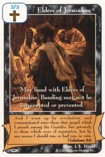 Elders of Jerusalem (Black) (Ap) - Your Turn Games