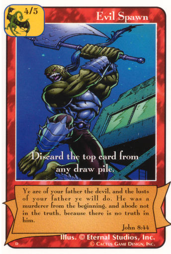 Evil Spawn (D Deck) - Your Turn Games