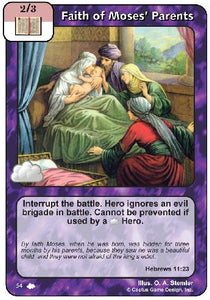Faith of Moses' Parents (CoW) - Your Turn Games