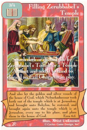 Filling Zerubbabel’s Temple (FooF) - Your Turn Games