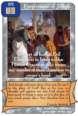 Forgiveness of Joseph (FooF) - Your Turn Games