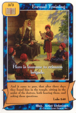 Formal Training (F Deck) - Your Turn Games